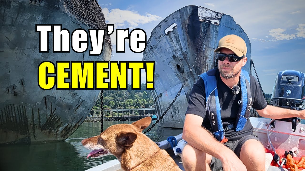 Exploring the CONCRETE Ships that Survived World Wars | Powell River