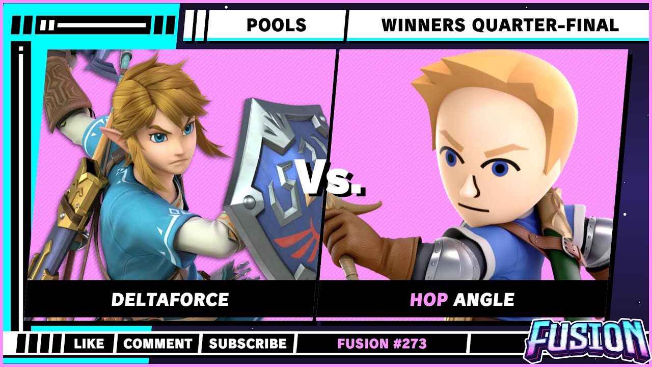 Fusion #273 - Pools - Deltaforce (Link) VS Angle (Mii Swordsman) - Super Smash Bros Ultimate