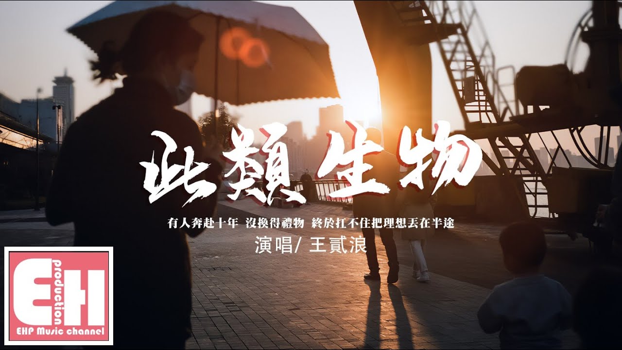 王貳浪 - 此類生物『有人奔赴十年 沒換得禮物，終於扛不住把理想丟在半途。』【動態歌詞/Vietsub/Pinyin Lyrics】