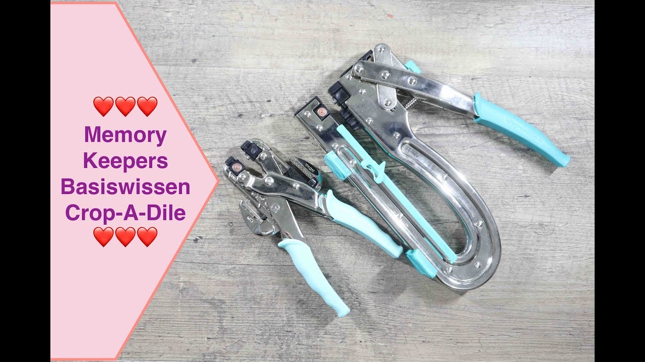 Tool Memory Keepers Crop-A-DileCrop a dile, Scrapbooking für Anfänger Basiswissen #1