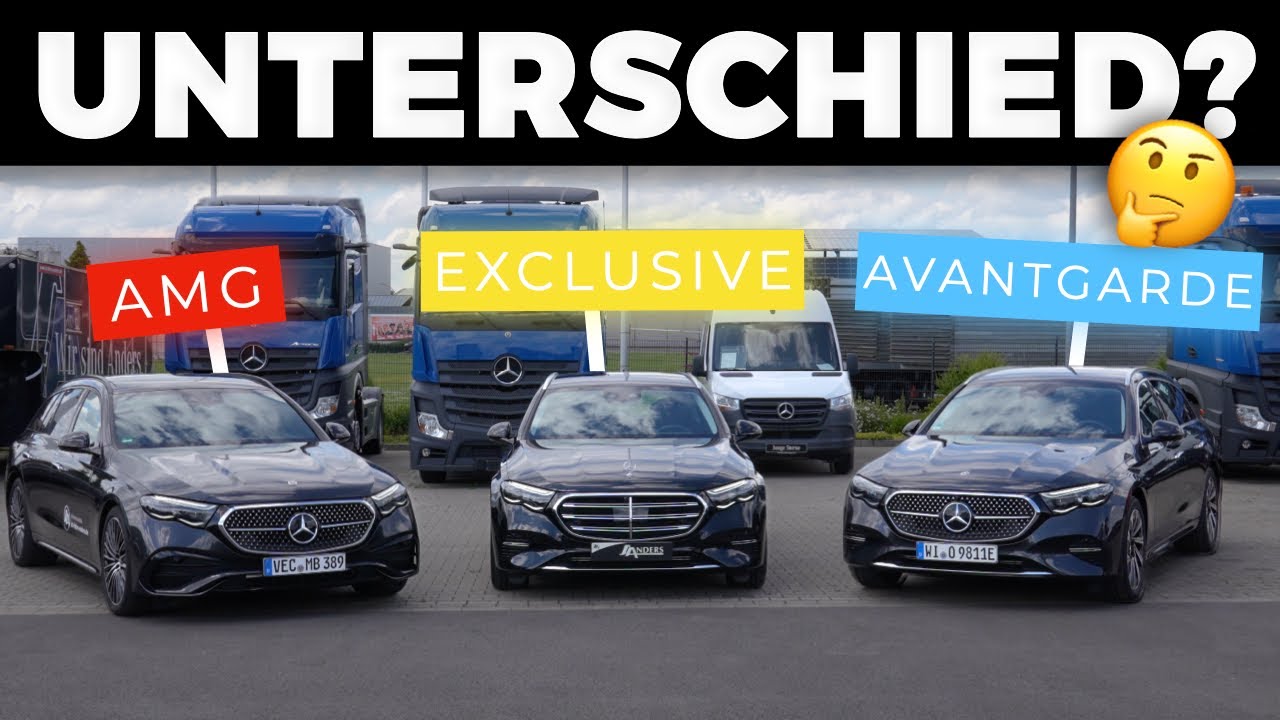 Alle NEUEN E-Klassen Lines im Vergleich I Das ist ANDERS!