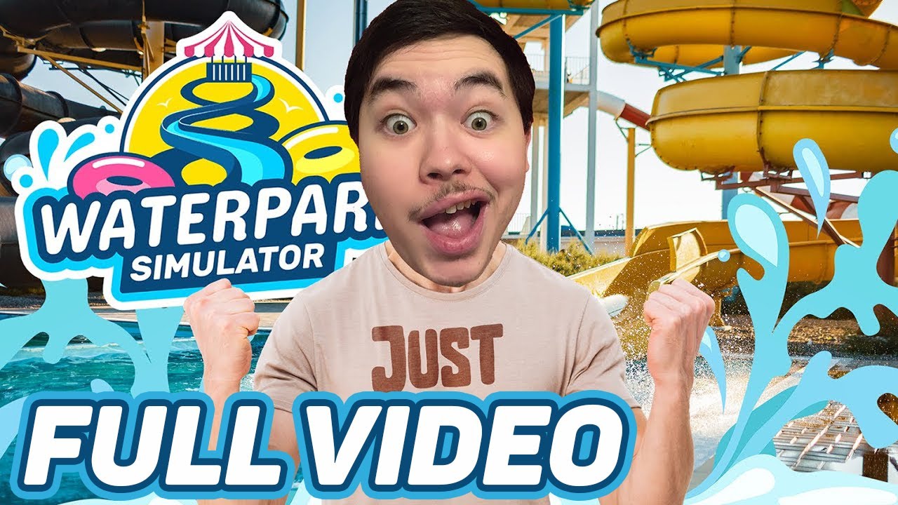 Opening a Waterpark & Playing Buggy Rocket League! |  Waterpark Simulator & Beetleball VOD