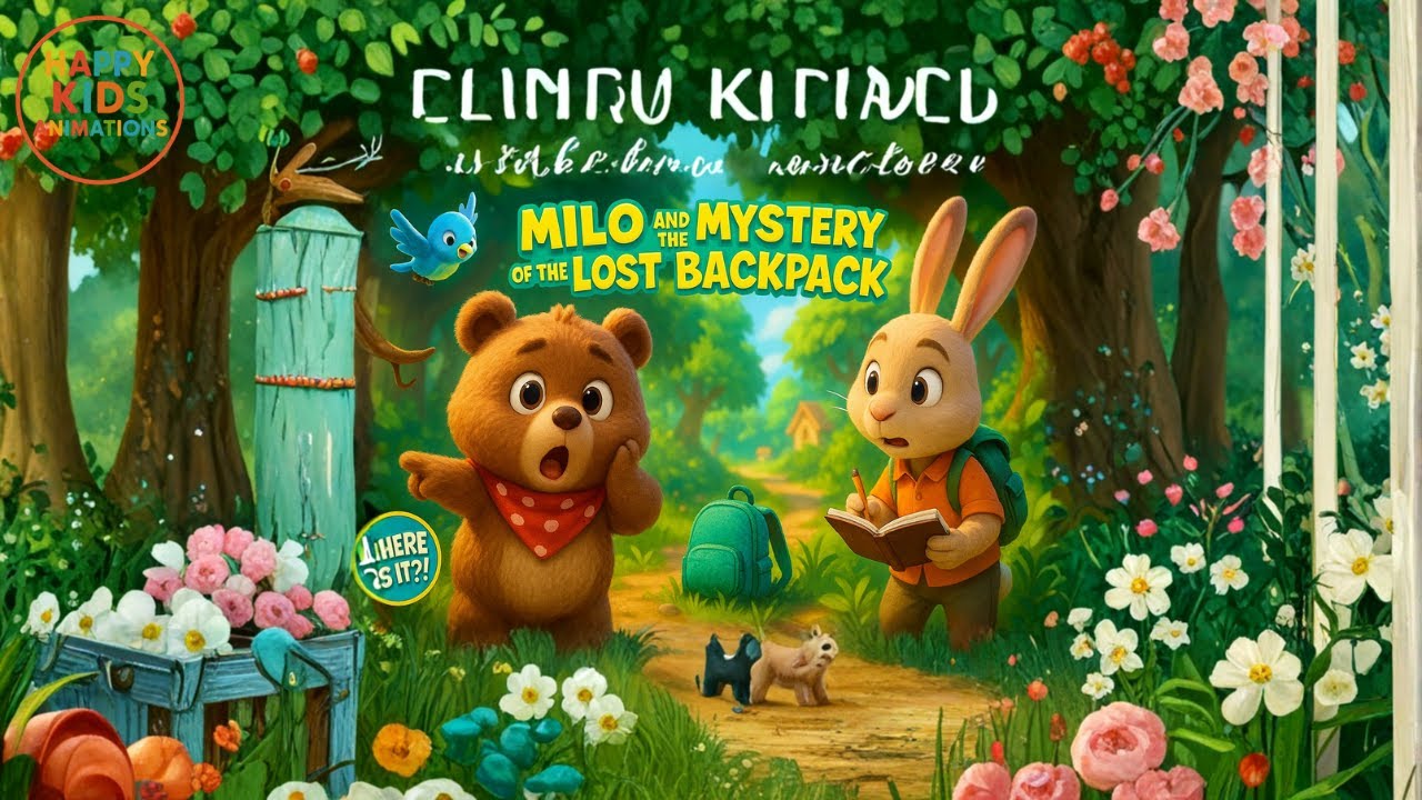 🎒😲 Milo and the Mystery of the Lost Backpack – What’s Inside?! 🔍🌲