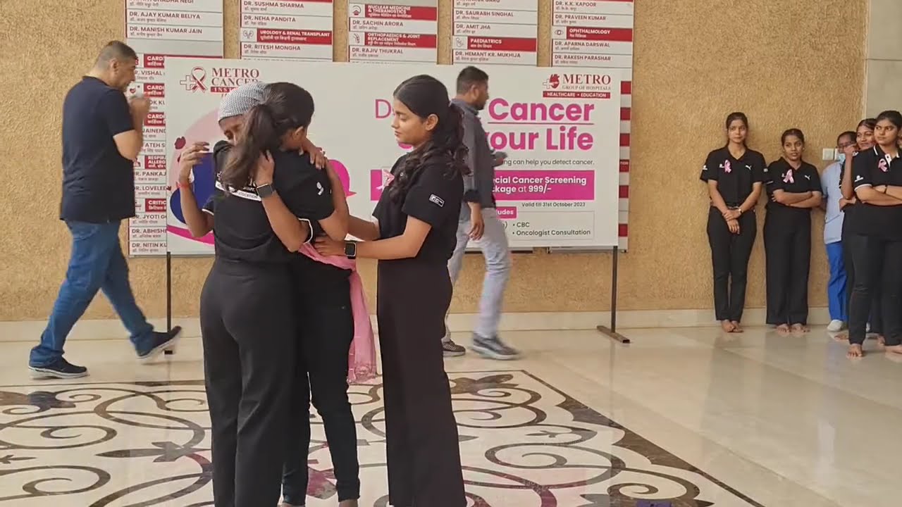 Flashmob on Awareness on Breast Cancer I Metro College of Nursing