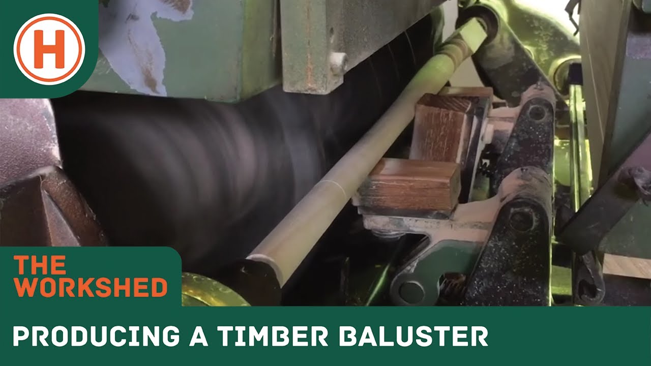 The Workshed: Producing a turned timber baluster | HAMMERSMITH