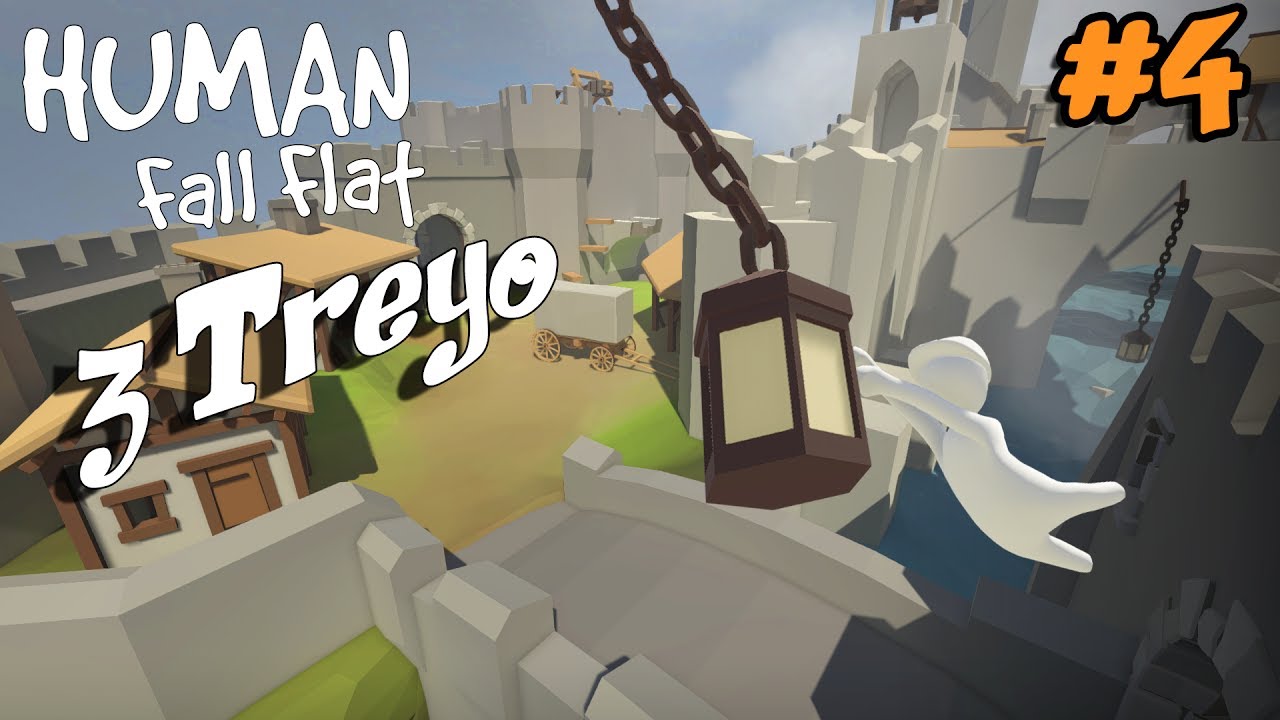 Human Fall Flat z Treyo, Śriedniowiecze, Gameplay PL #4