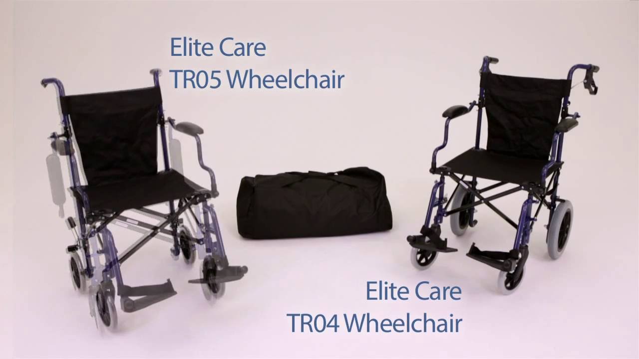 Travel Wheelchairs in a Bag - EliteCare ECTR04 and ECTR05 - Fenetic Wellbeing