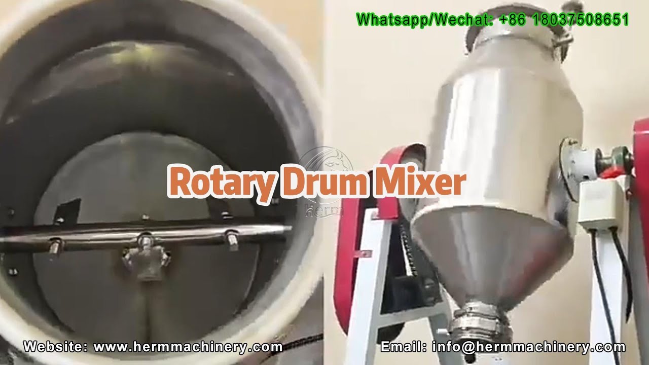 Drum Mixer Machine | Efficient Feed Powder Mixing Equipment - Herm Machinery 