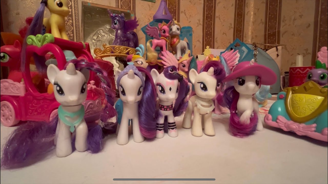 ASMR: My Little Pony collection. Part 1, Twilight, Rarity and Fluttershy.