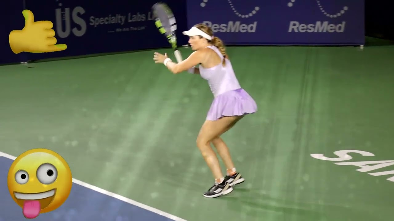 Danielle Collins 🔥🎾 slow motion 🔥🎾 San Diego Open 🎾 WTA tennis 2022 🎾