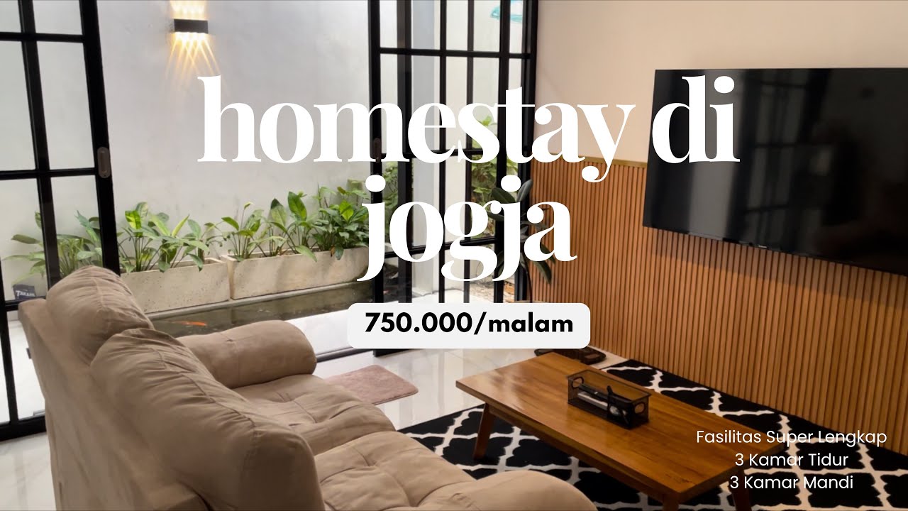 Homestay di Jogja 750rb/malam. 3 Kamar Tidur & 3 Kamar Mandi