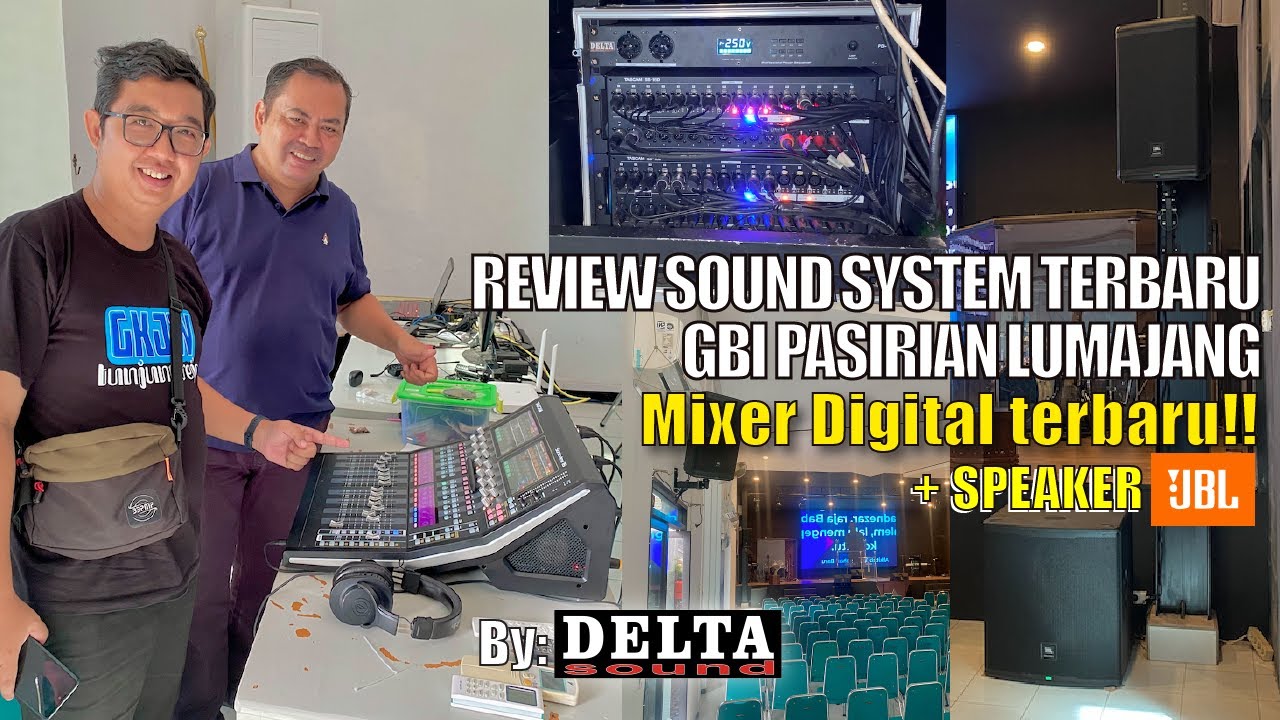 UPGRADE SOUND SYSTEM GEREJA PAKAI SPEAKER JBL & MIXER TASCAM SONICVIEW BY: Delta Production