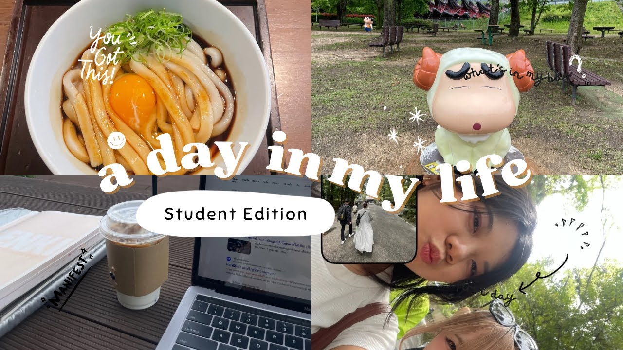 A day in my life at Kansai Gaidai University and at my dormitory ( Global common YUI )✨🌸