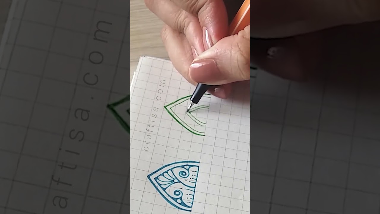 Let's draw an easy Mandala Pattern 😍✨️ #shorts #mandala #mandalaart #relaxing #motivation #art