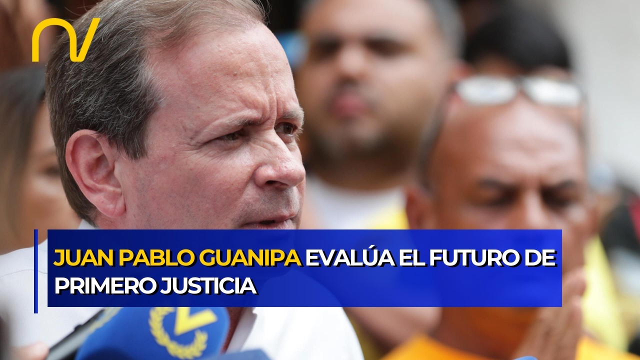Juan Pablo Guanipa analiza los retos de Primero Justicia en su 26° aniversario
