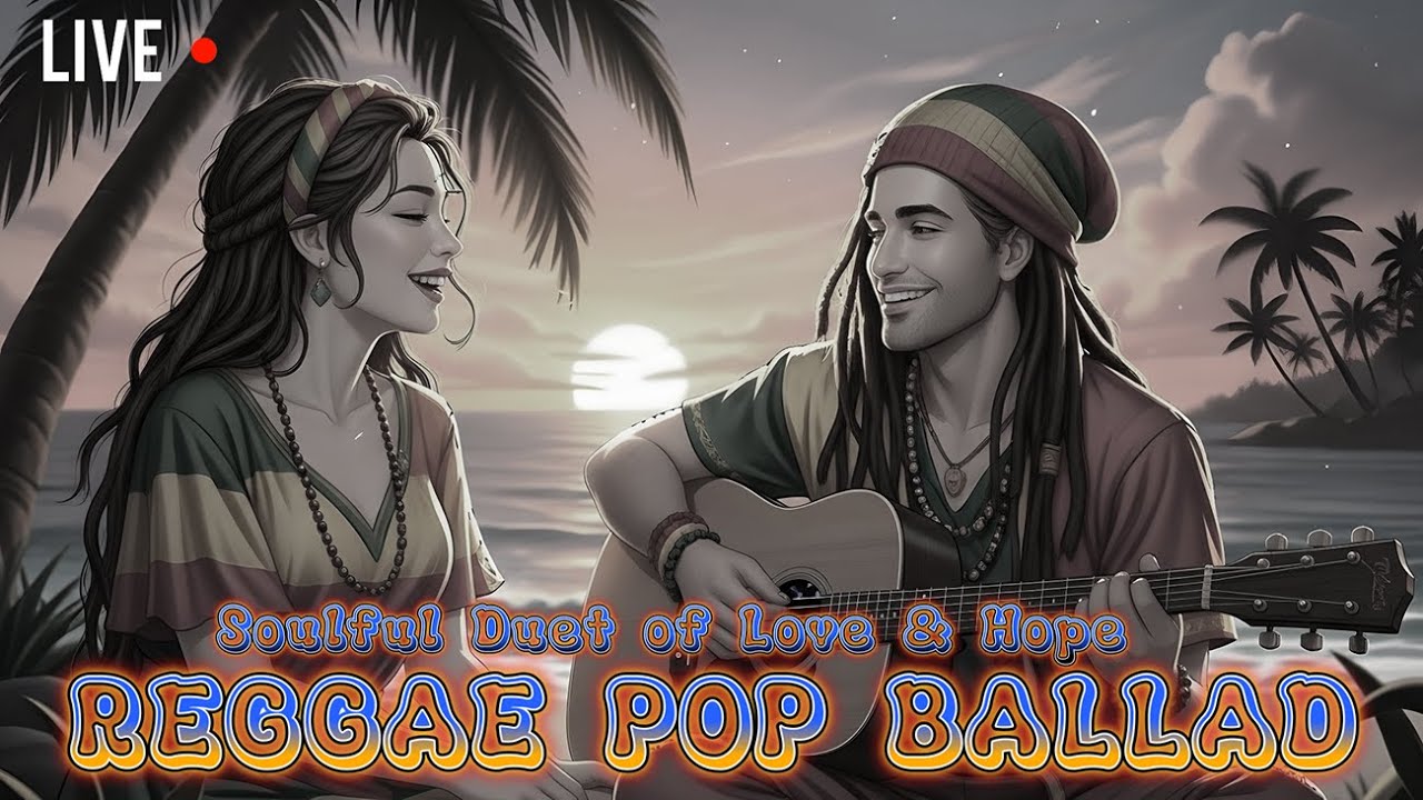 Romantic Reggae Love Songs 2025 | Soft Pop Ballad Duet ❤️ Warm Chill Vibes &ndash; Vibemoon Mix