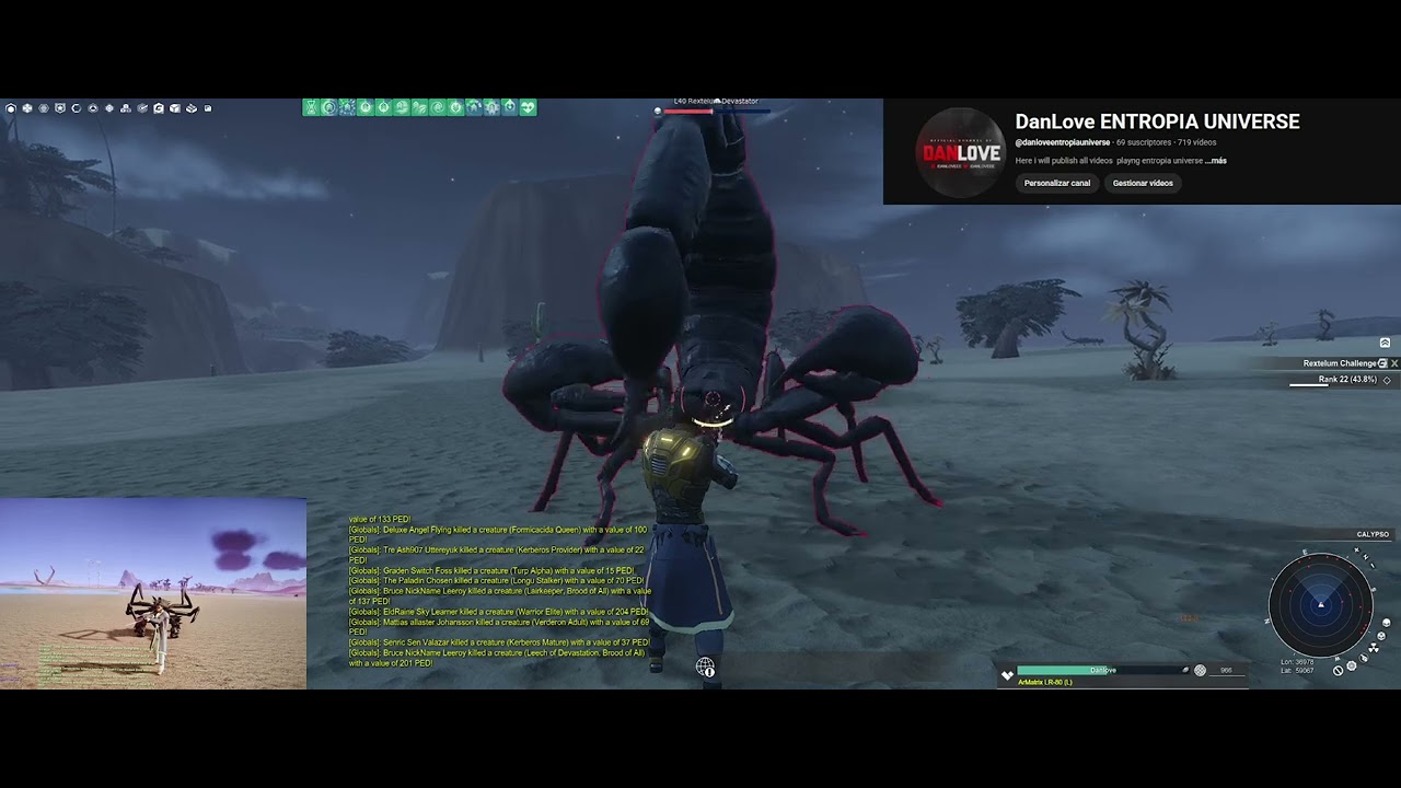 Entropia Universe Rextelum 4 Globals