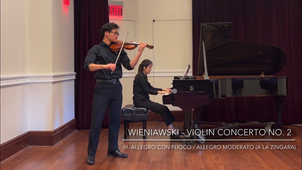 Michael Fisher | Wieniawski: Violin Concerto No. 2 | III. Allegro con fuoco / Allegro moderato