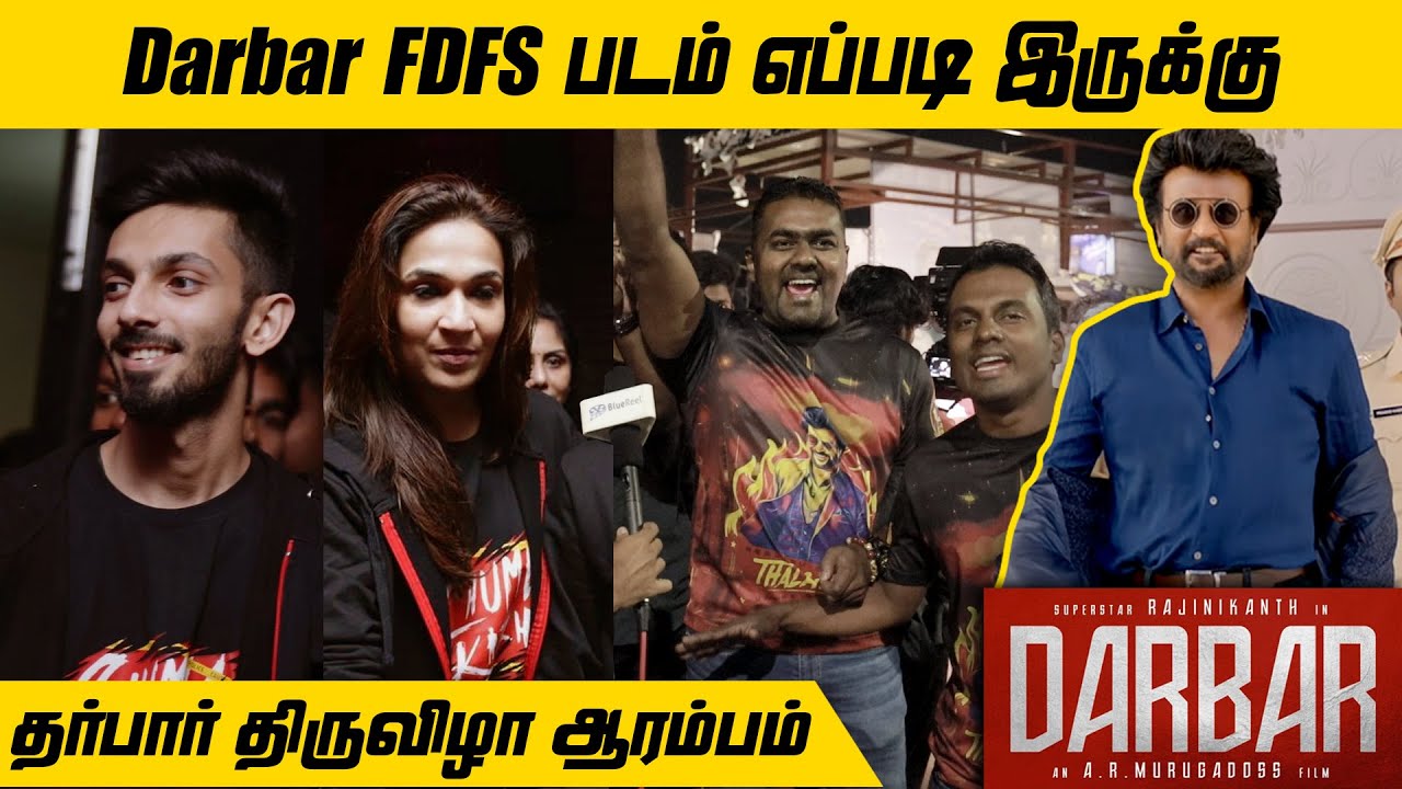 Darbar FDFS Review Public Reaction Response Fans Celebration Rohini Theatre