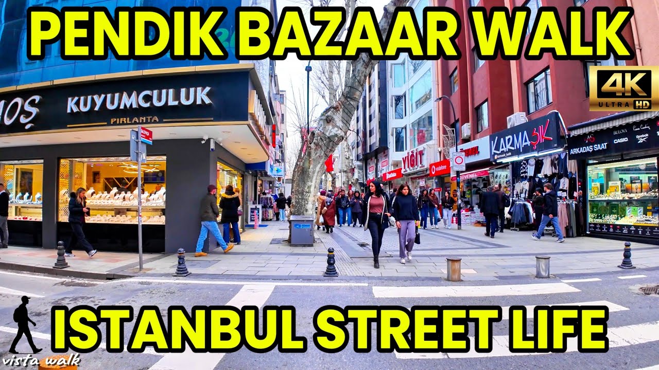 PENDIK BAZAAR WALK 🇹🇷 | ISTANBUL STREET WALKING TOUR