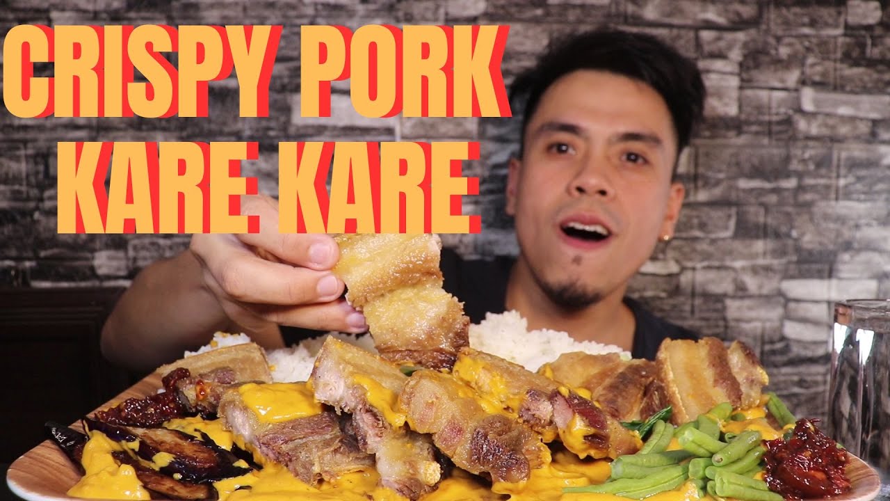 CRISPY PORK KARE KARE (MUKBANG)