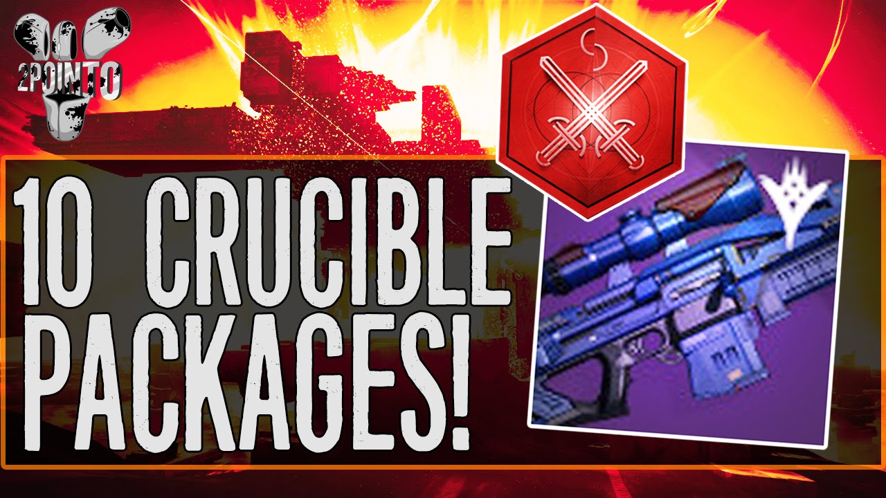 Destiny: 10 CRUCIBLE PACKAGES &ndash; ANOTHER LONGBOW, SATERIENNE RAPIER, LORD HIGH FIXER PACKAGE OPENING
