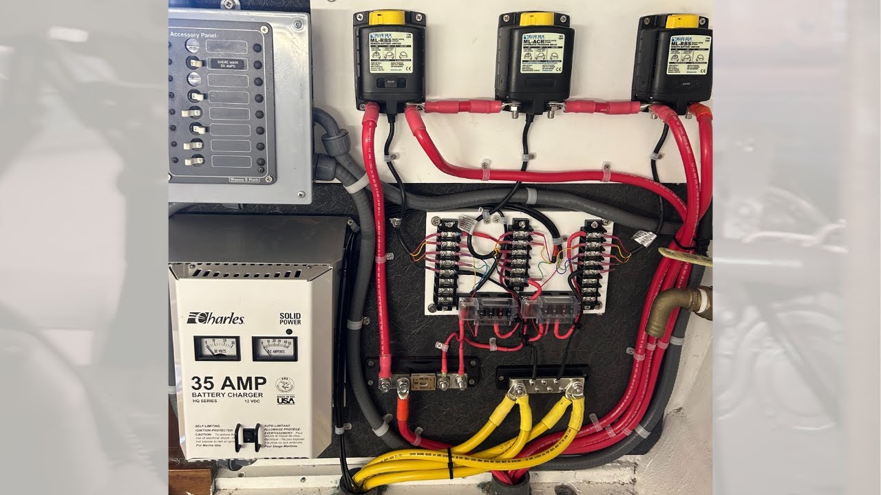 Blue Sea Battery Management Systems Installation on Al Grover 26