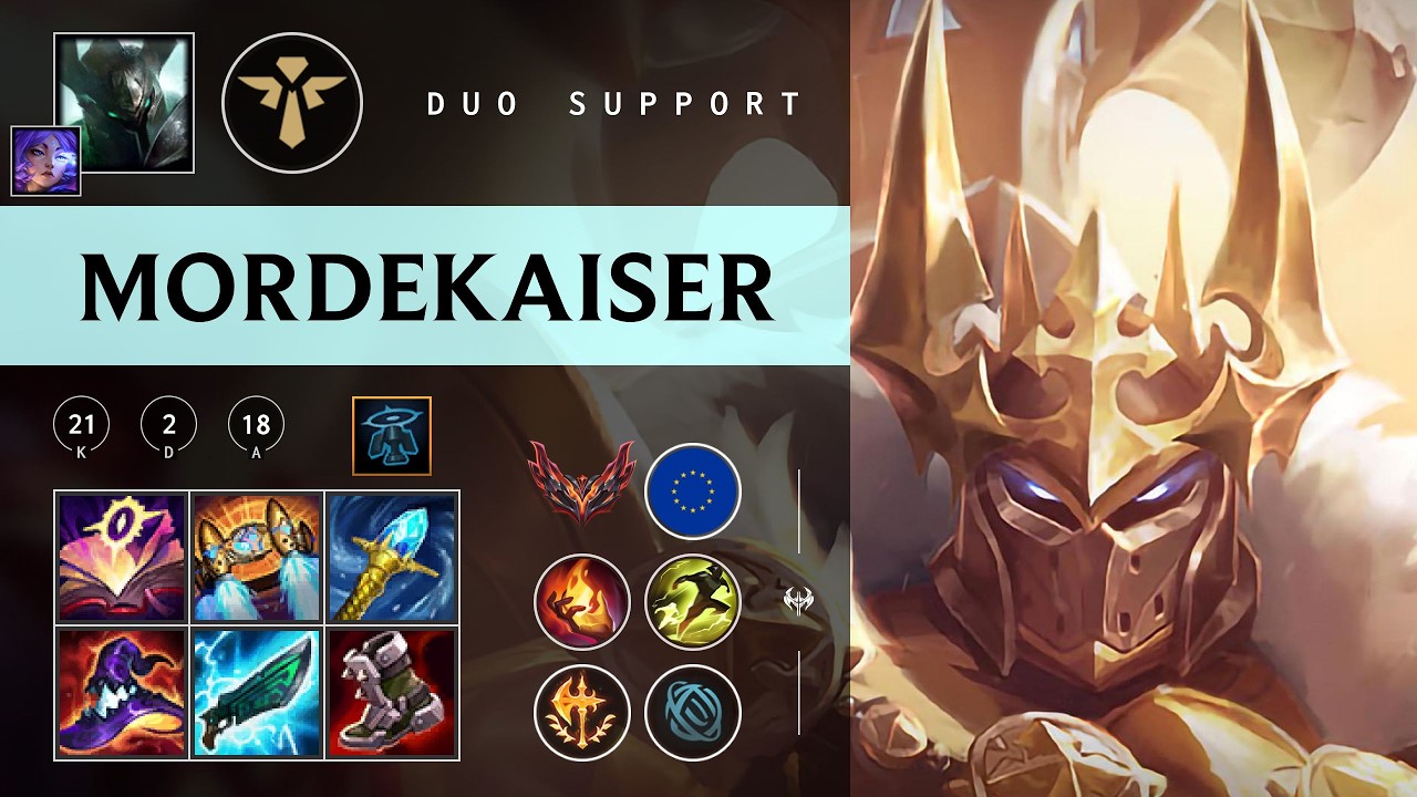 Mordekaiser Support vs Yuumi - EUW Grandmaster Patch 26.03