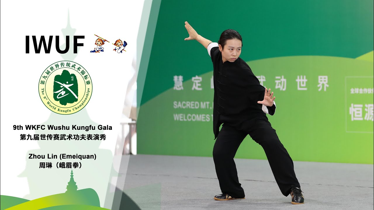 9th WKFC Wushu Kungfu Gala - Zhou Lin (Emeiquan)