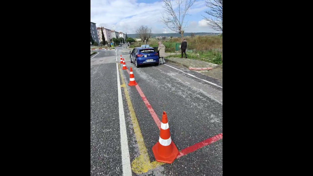 Ani fren, 25 m geri manevra ve L park(Yaren) #gerçek #sınav 