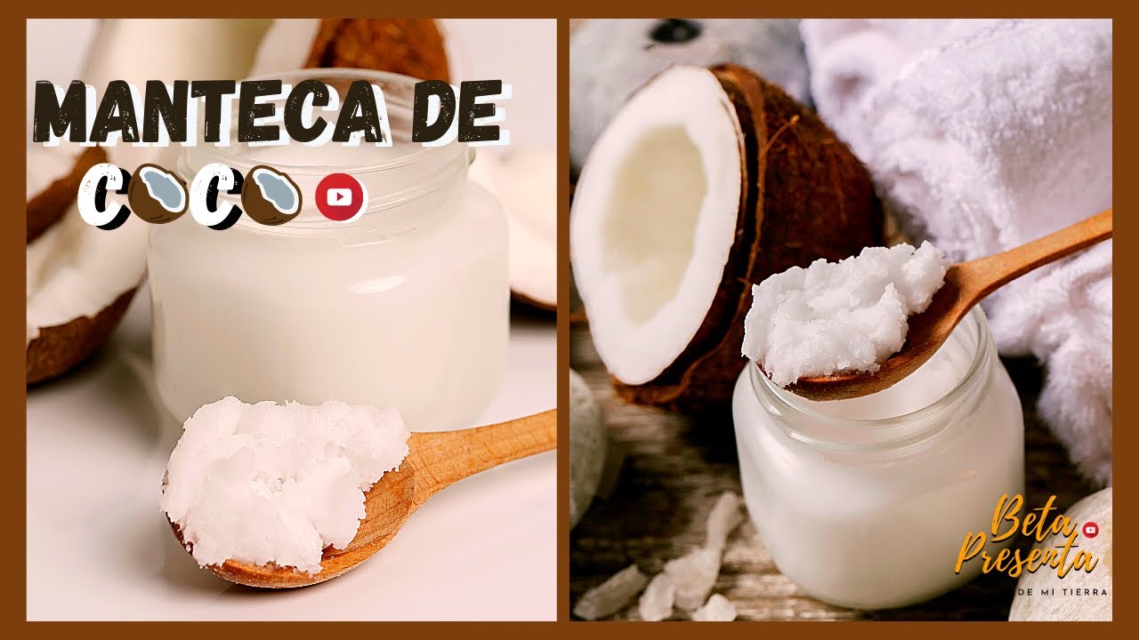 Como HACER MANTECA de COCO 🥥 MANTECA de COCO para ACEITE de COCO