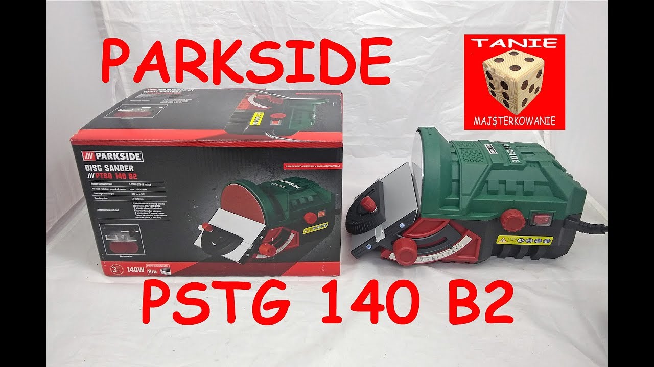 Szlifierka tarczowa PARKSIDE PTSG 140 B2 z LIdla  Disc Sander