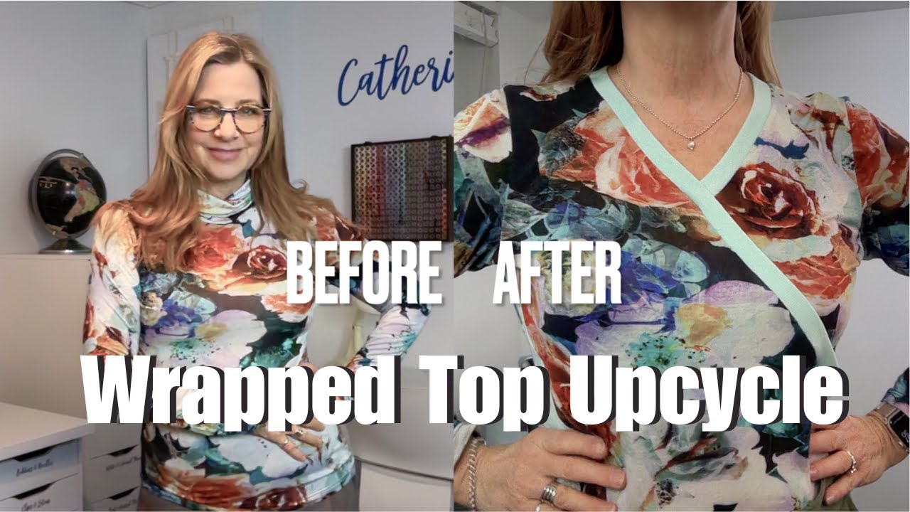 Turn a Plain Top into a pretty Wrapped Style