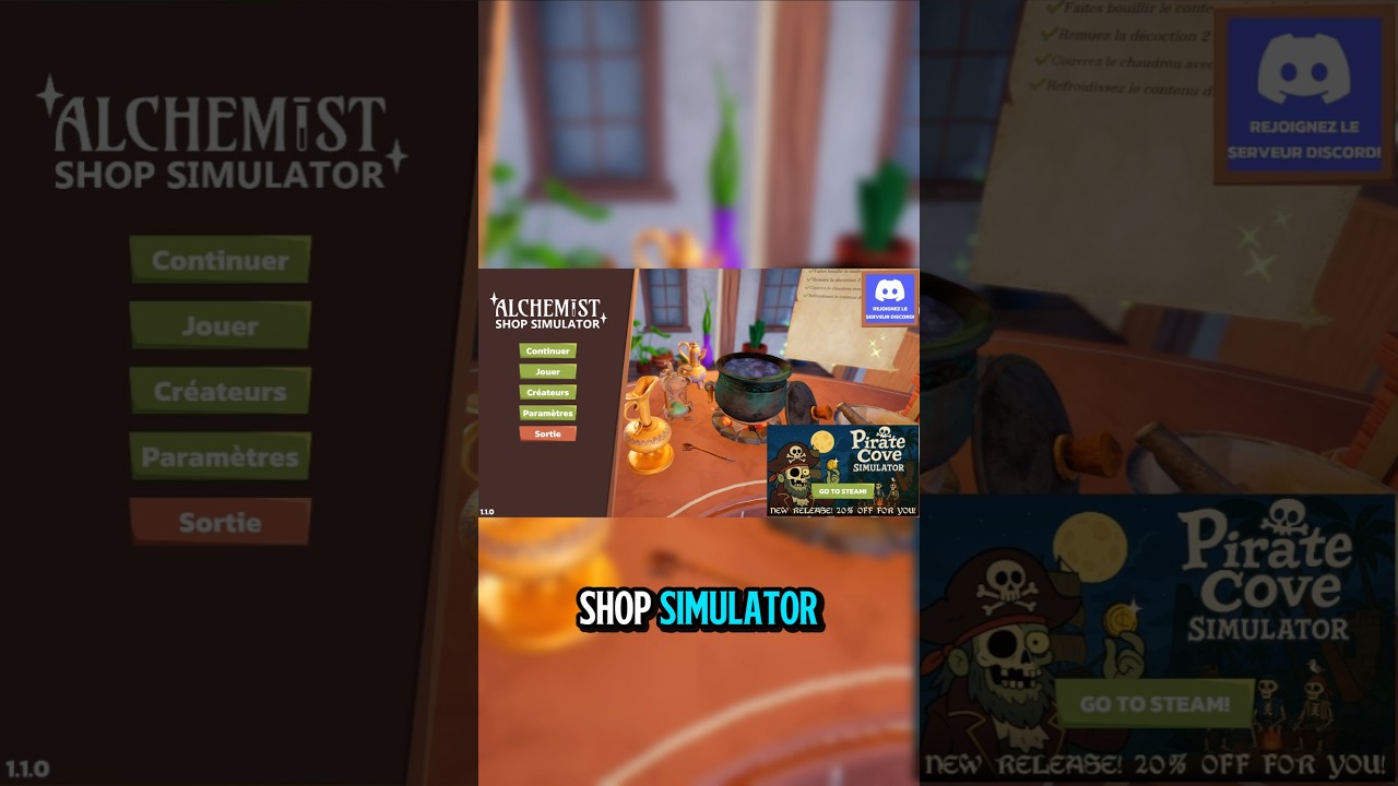 🎮 Minute Jeu - Alchemist Shop Simulator 🎮 
