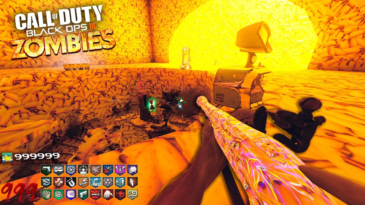 BANANA TOWER CHALLENGE! BEATING THE MOST DIFFICULT ZOMBIES MAP (BLACK OPS 3) 😱