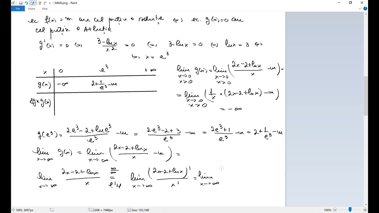 #3 Rezolvare Subiect III -- Mate Info - Matematica - Sesiunea speciala BAC - Mai 2025