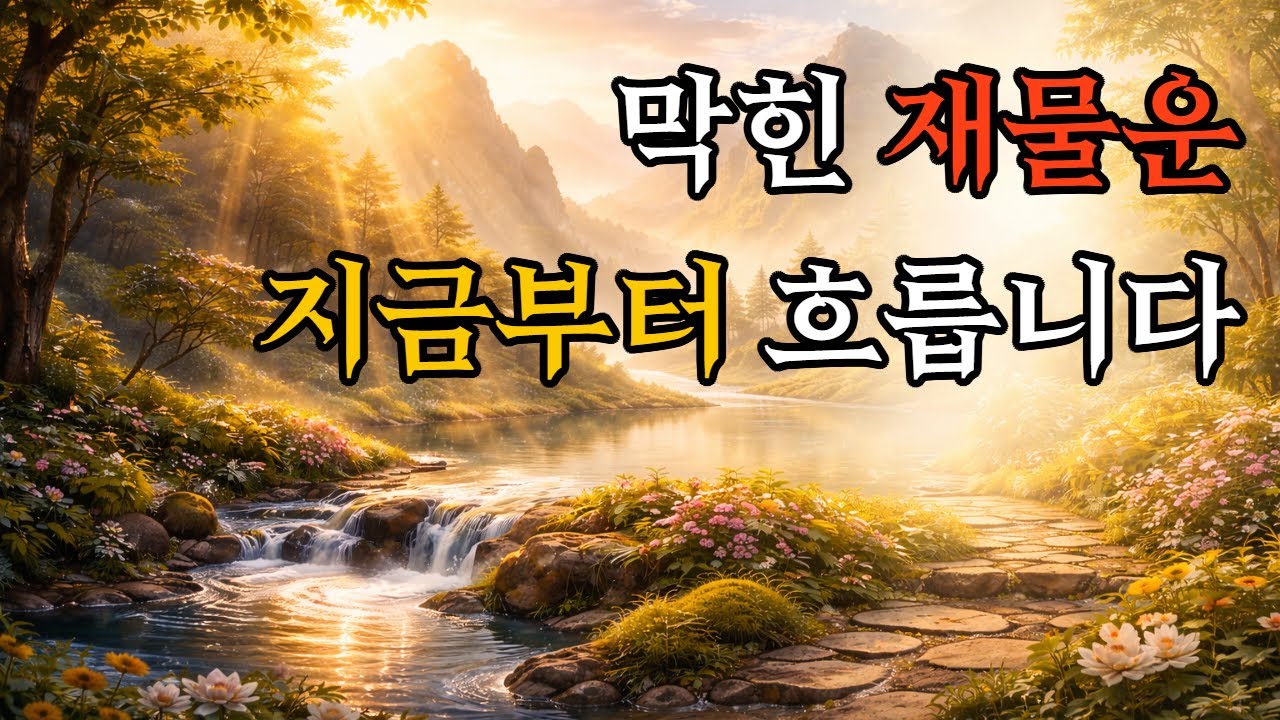 막혔던 재물운이 터지는 부처님 말씀 | 내 인생의 막힌 기운 뚫는 법 | 부처님 말씀 | 석가모니 | 불교명언 | 불교오디오북