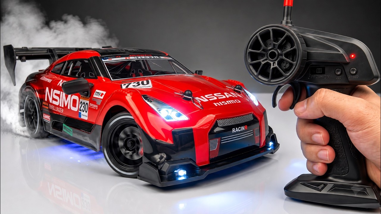 Unboxing of Nissan GT-R RC Drift Car |  First Drive & Testing 2.4GHz RC Car