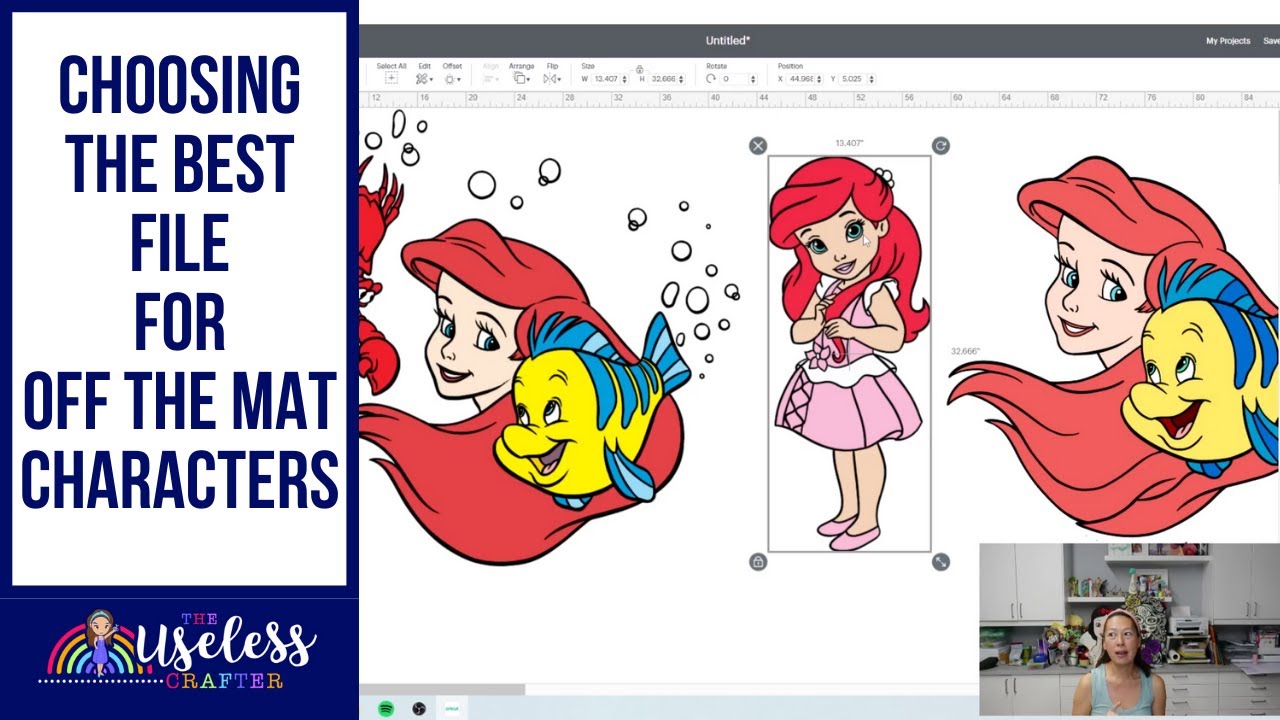 Choosing The Best Image For an Off The Mat Character and How To Determine How Big You Can Make It