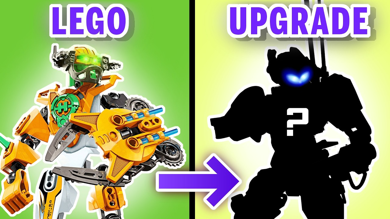 Как использовать детали LEGO от NEX 2.0 для сборки самодельных конструкторов Bionicle