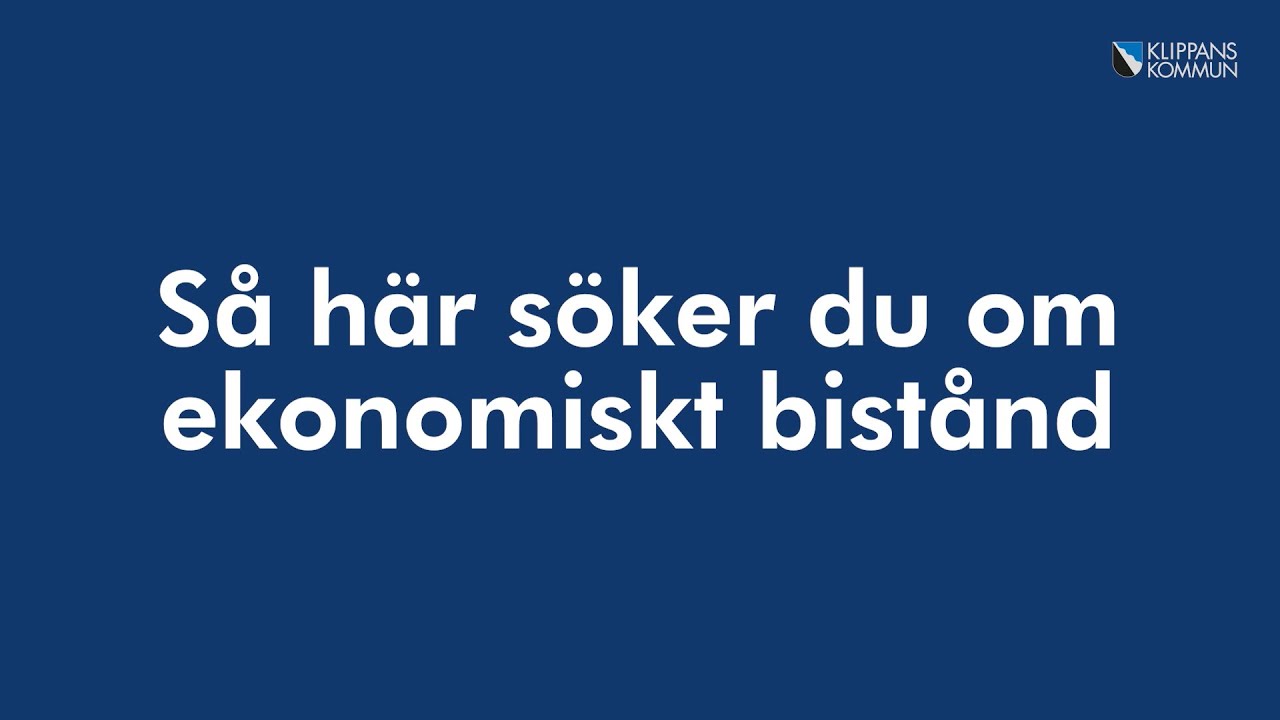 Medborgartjänst - ekonomiskt bistånd