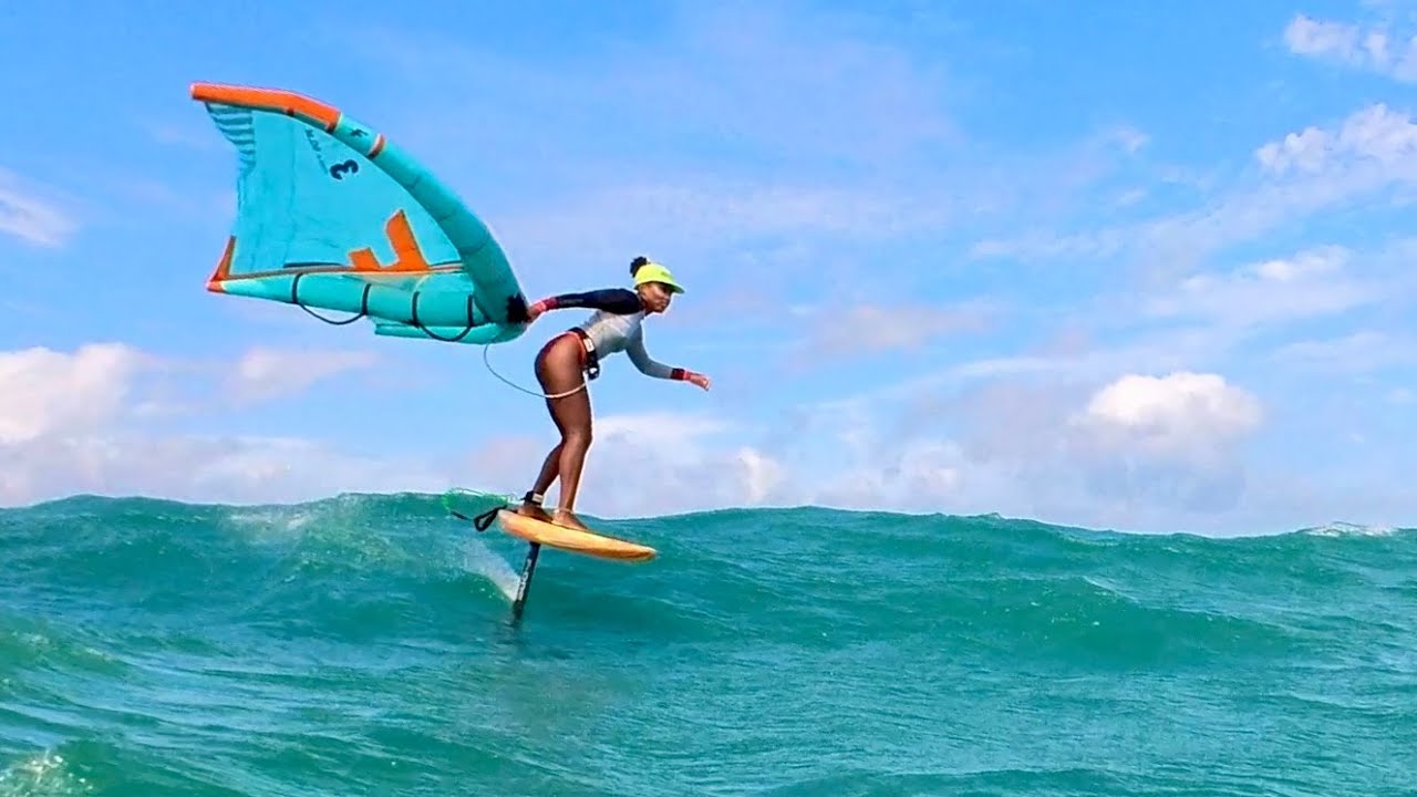 A fun day of foiling at Ka'a - Ladies Edition
