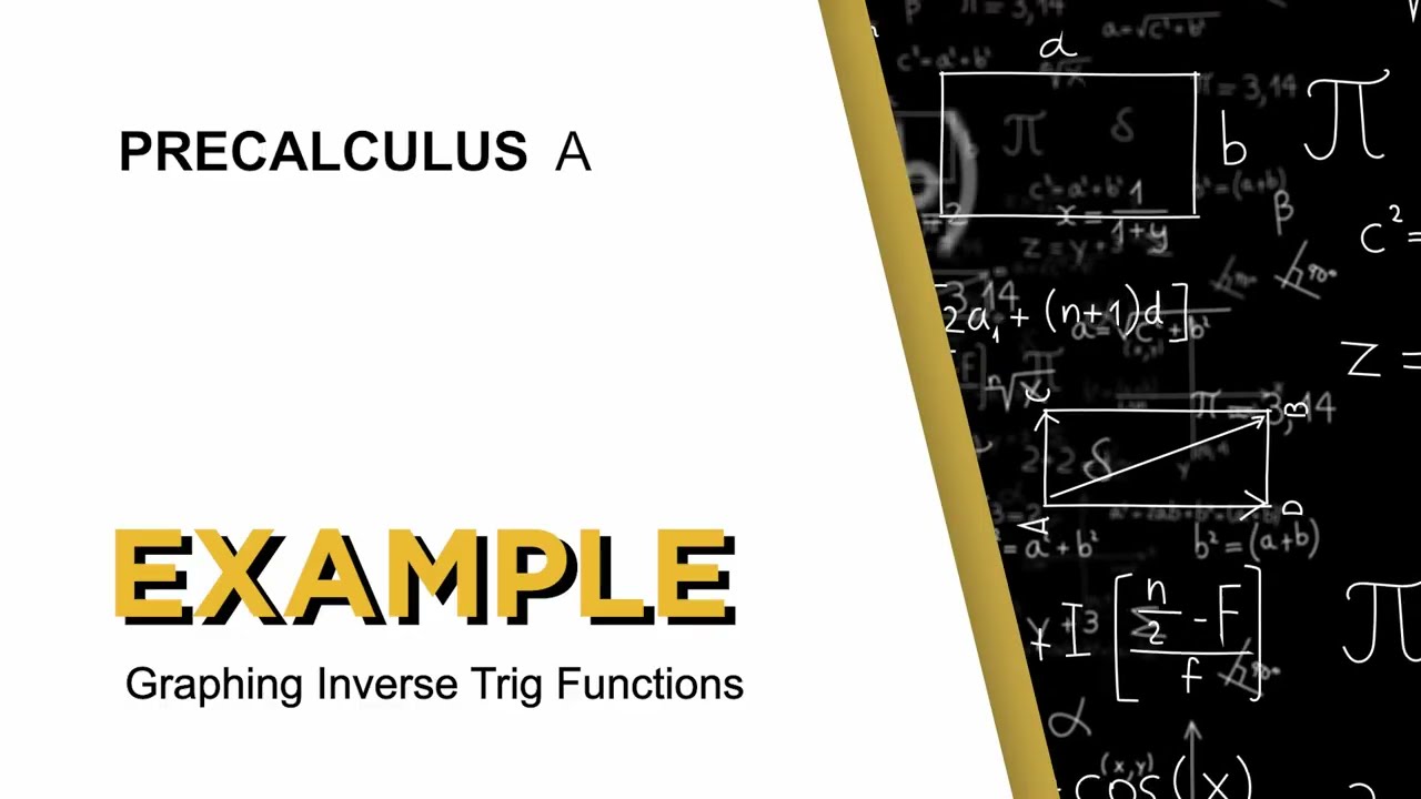 Graphing Inverse Trig Functions