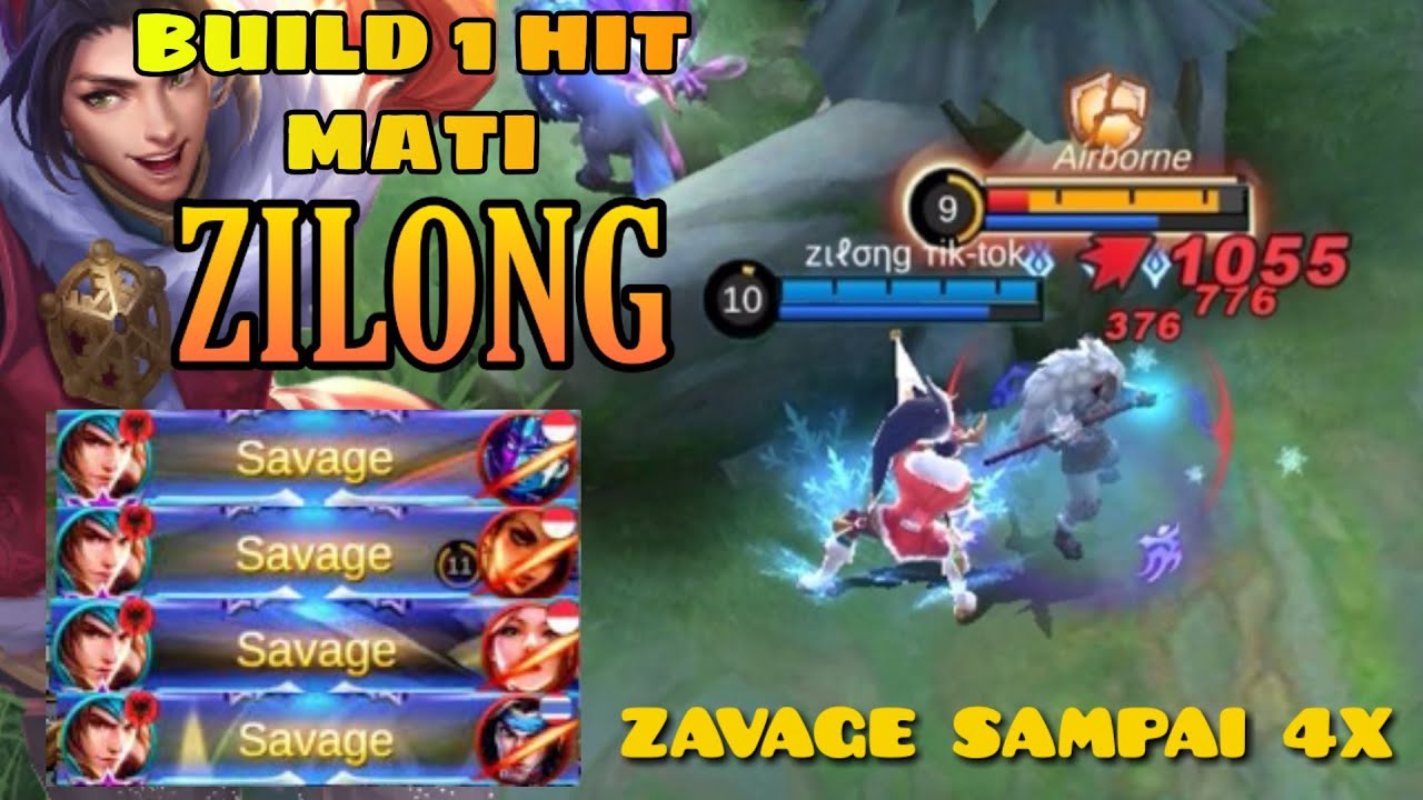 Build zilong paling sakit terbaru 2022 - tutorial zilong 2022 - mobile legends