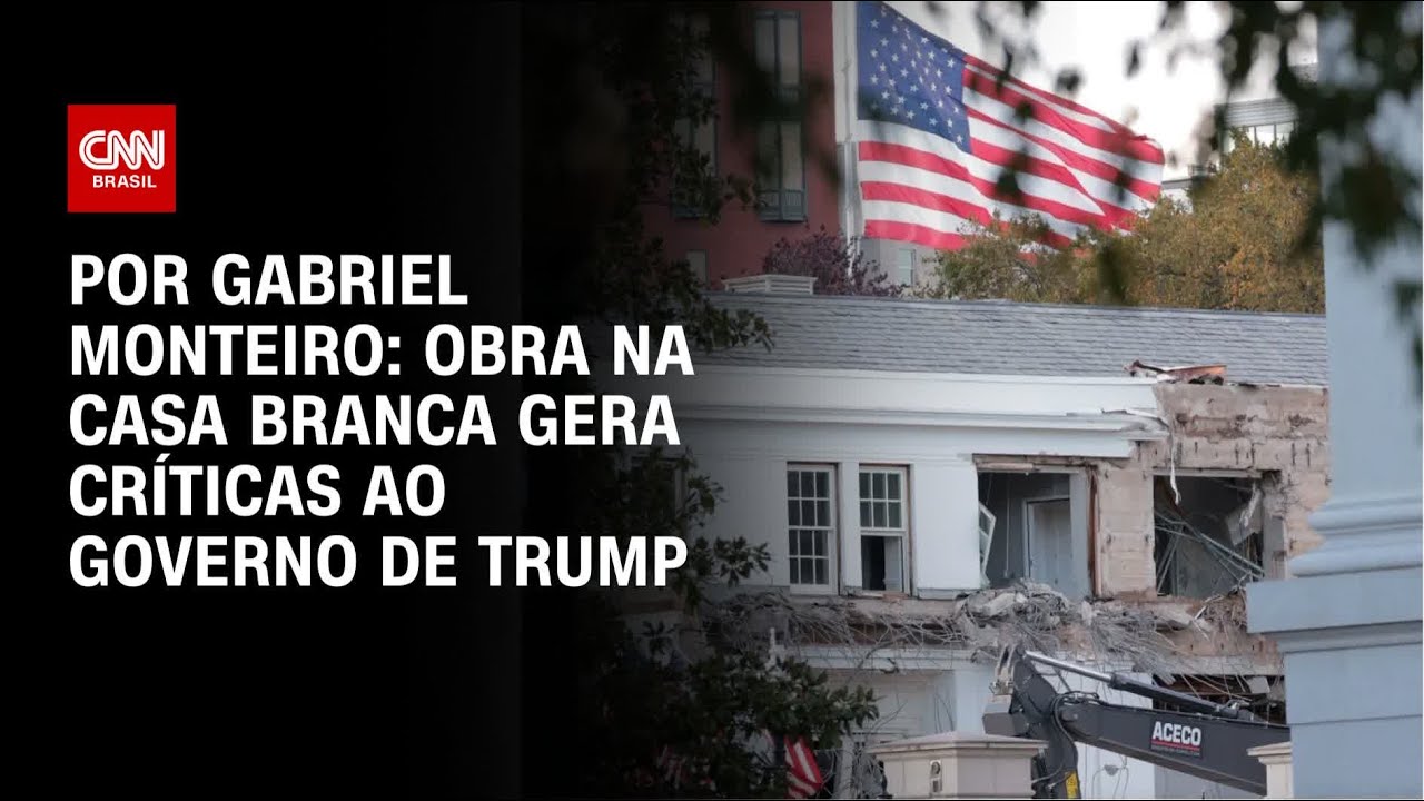 Análise: Obra na Casa Branca gera críticas ao governo de Trump | CNN NOVO DIA