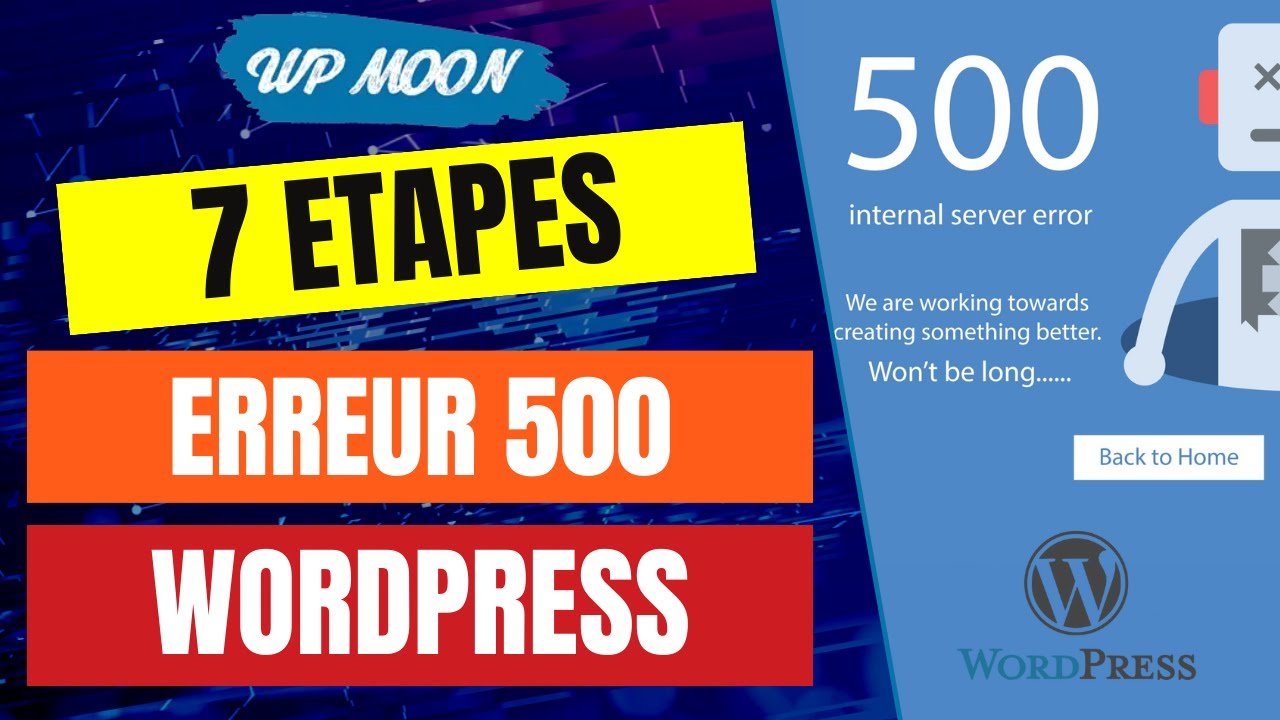 Résoudre l'erreur 500 sur WordPress : 7 Etapes Simples