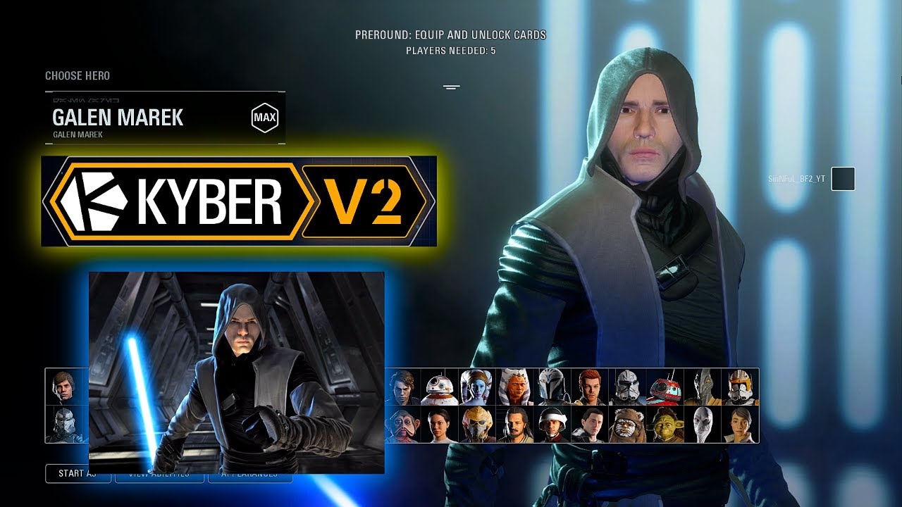 (KYBER V2) GALEN MAREK IS TOO STRONG | Competitive 4v4 | Star Wars Battlefront 2