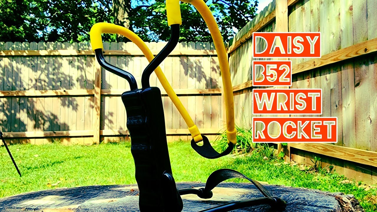Daisy B52 Wrist Rocket:  The Legend #slingshotshooting #slingshots #wristrocket