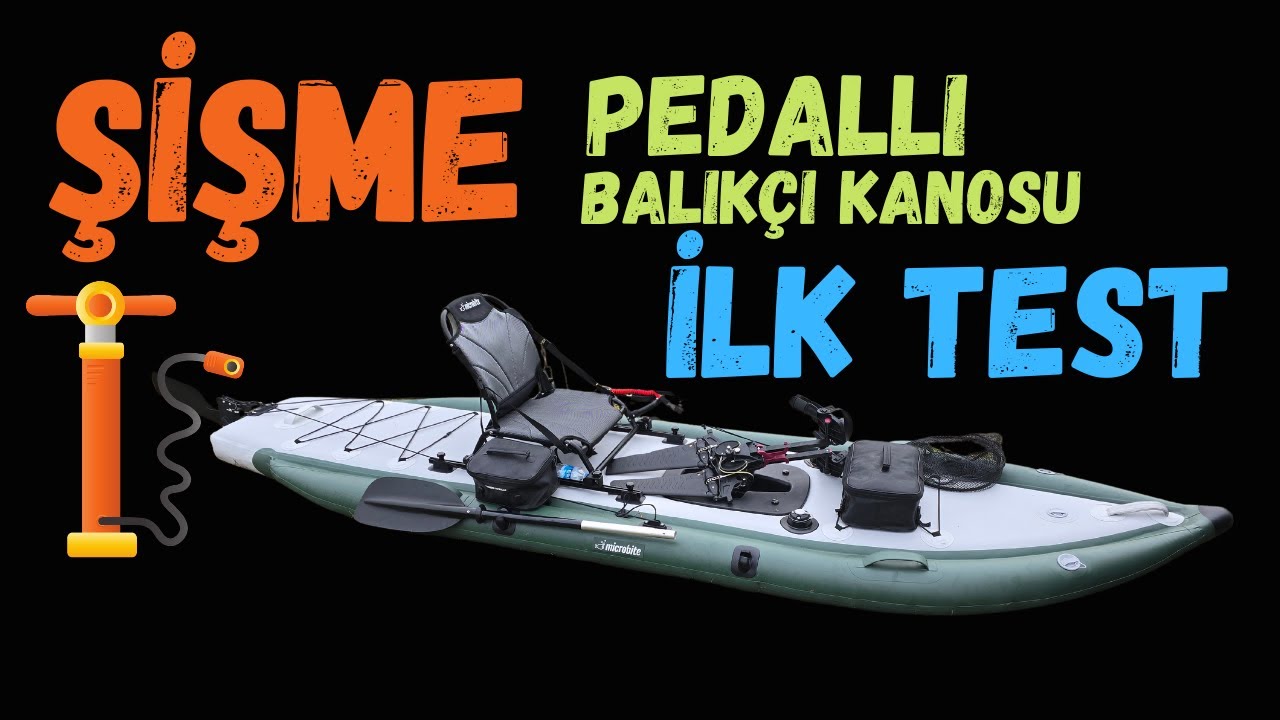 Şişme Pedallı Balıkçı Kanosu: Büyükçekmece Gölünde LRF Avı