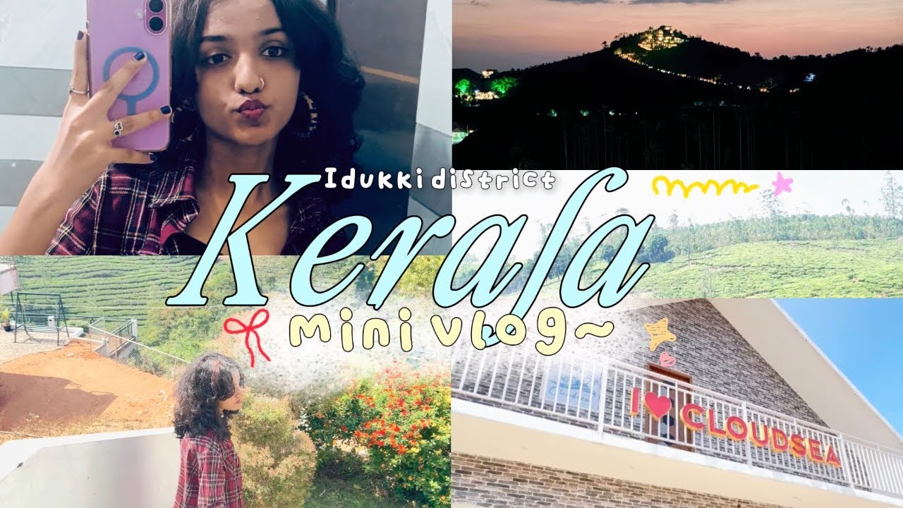 Idukki district - Kerala💗a mini vlog of the resort we stayed in Cloud sea home stay !#vlog #kerala 